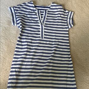 Vineyard Vines Blue and White Striped Mini Dress